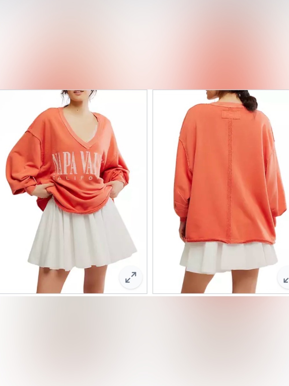 We The Free White Circle Skirt